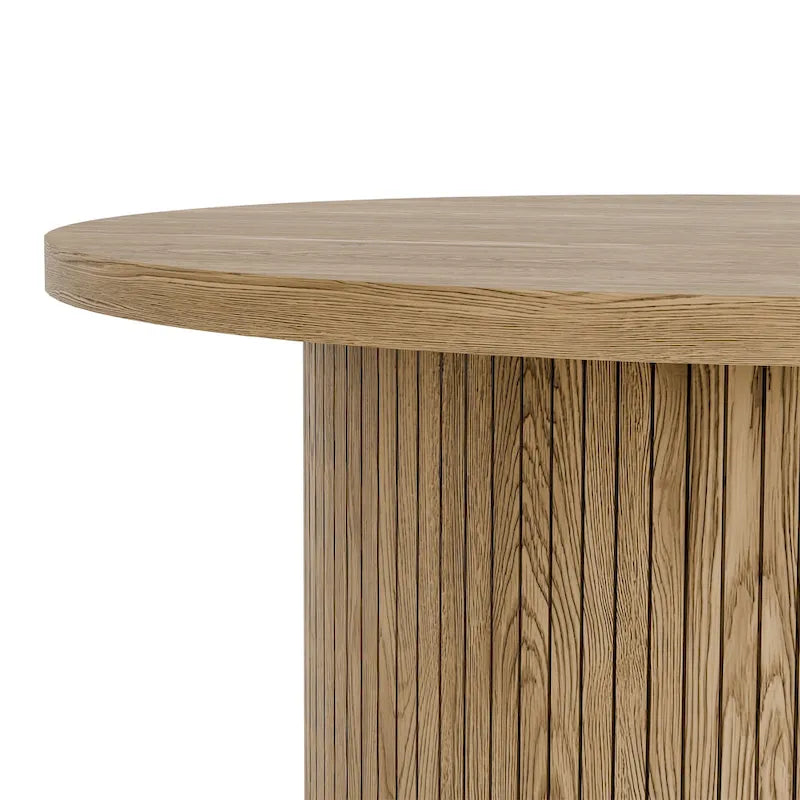 Design Round Coffee Table with Storage Shelf