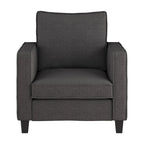 2 Piece Georgia Accent Chair with Ottoman Set