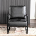 Microfiber Upholstery Metal Arms Chair