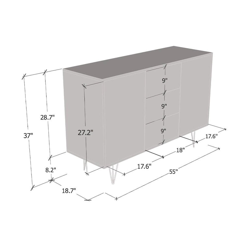 55" Sideboard