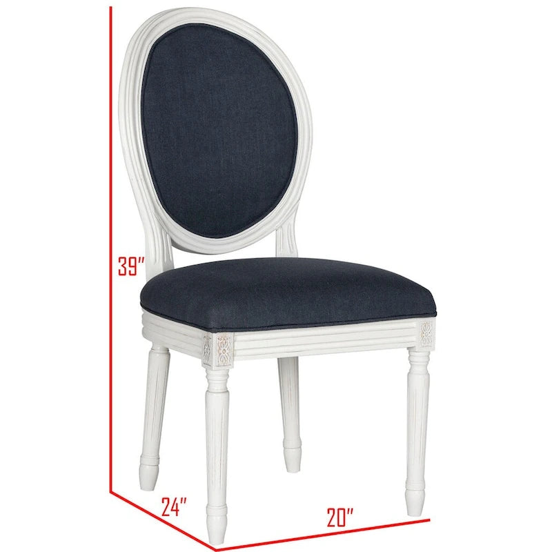Parisian Oval Dining Chair (Set of 2) - 20Wx20Dx39H