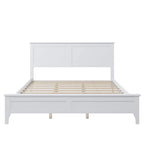 Modern Solid Wood Queen Platform Bed