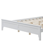 Modern Solid Wood Queen Platform Bed