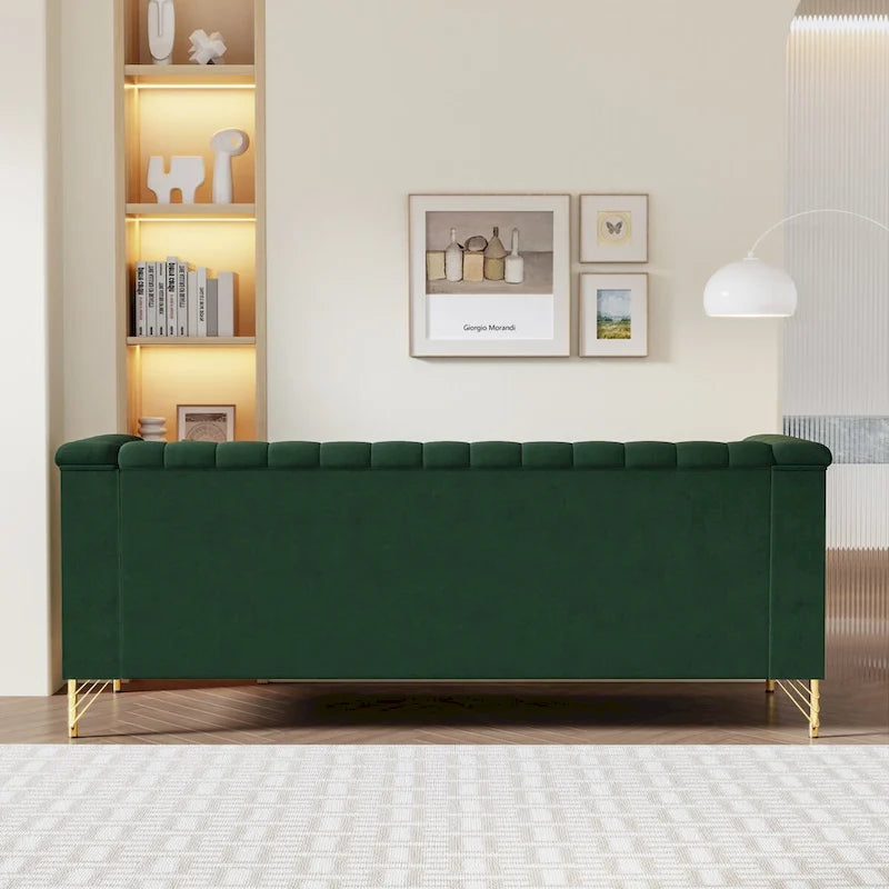 82.67  W Velvet Sofa