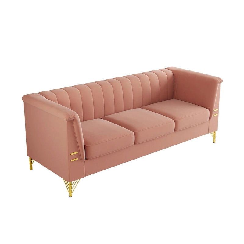 82.67  W Velvet Sofa