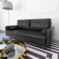 70  Faux Leather Sofa