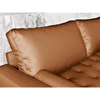 70  Faux Leather Sofa