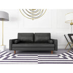 70  Faux Leather Sofa